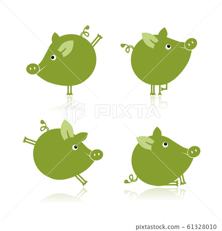 Cute piggy for your design Cute piggy for your design 61328010