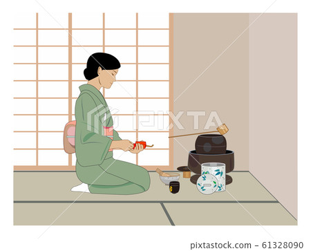 Tea ceremony matcha 61328090