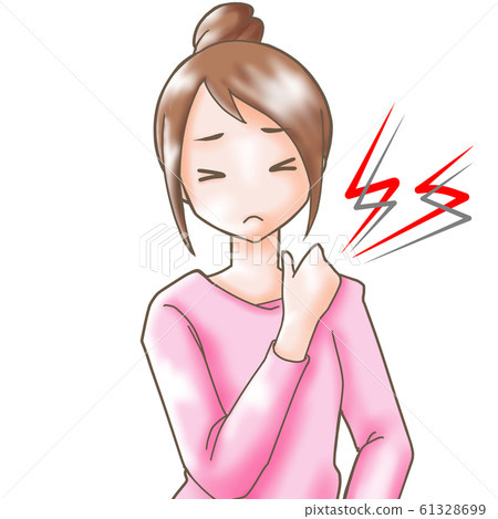 肩膀僵硬的女人 61328699