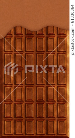 Chocolate cream background material 61330364