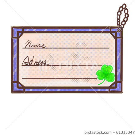 R: Fairy Tale Tag Lost Baggage - Stock Illustration [61333347] - PIXTA