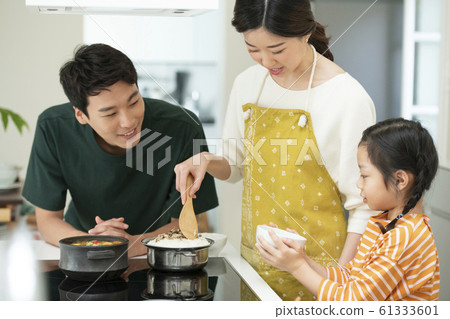 Family meal Family meal 61333601