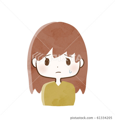 Sad face-woman Sad face-woman 61334205