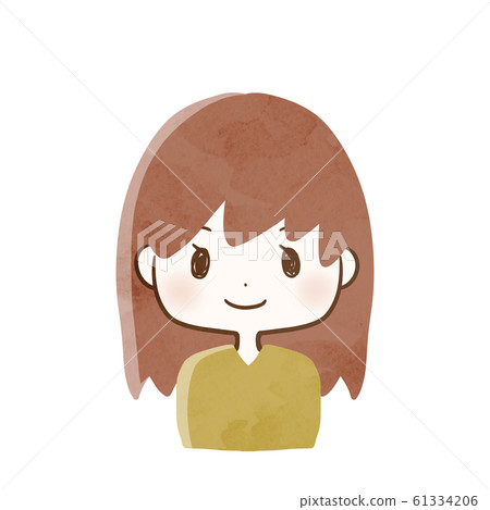 Normal face woman Normal face woman 61334206