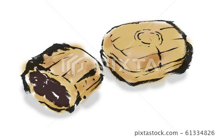 In the middle, Monaka, Monaka, Japanese sweets, bean jam, anko, bean jam, bean jam, sweet, Japanese, sweets, food, In the middle, Monaka, Monaka, Japanese sweets, bean jam, anko, bean jam, bean jam, sweet, Japanese, sweets, food, 61334826