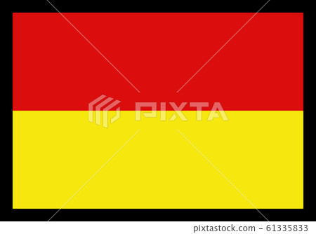 Tamil Eelam bicolor flag in proportions and colors 61335833