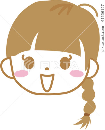 Pattsun Girl Smile Front Hairstyle Braid 61336197