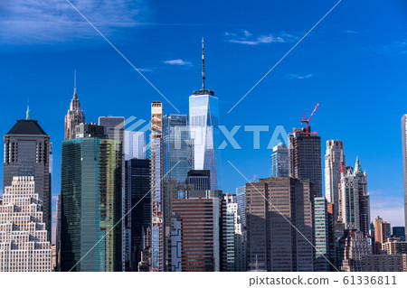 布魯克林高地長廊的曼哈頓紐約景觀 61336811