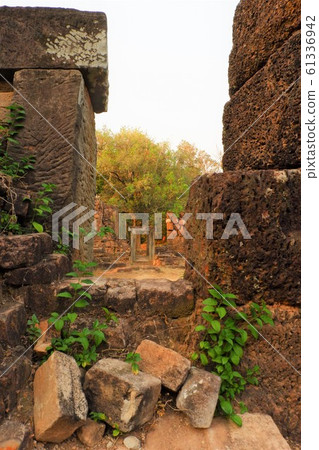  Prelupe Ruins Angkor Wat Ruins Sunset Siem Reap World Heritage Cambodia Tourist Destinations Overseas Travel 61336942