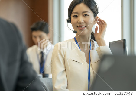 Business call center woman 61337748