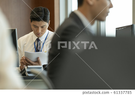 Business men and women office Business men and women office 61337785