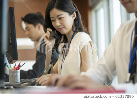 Business men and women office Business men and women office 61337890