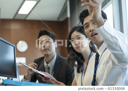 Business men and women office Business men and women office 61338006