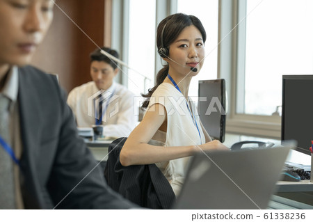 Business call center woman 61338236