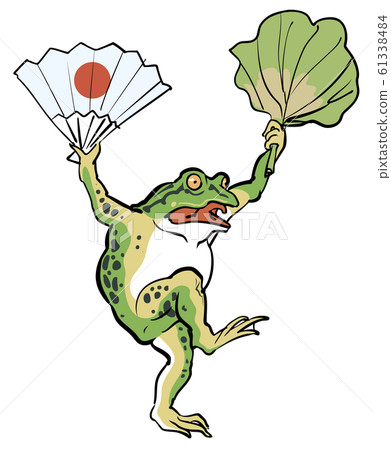 Frog dancing Frog dancing 61338484