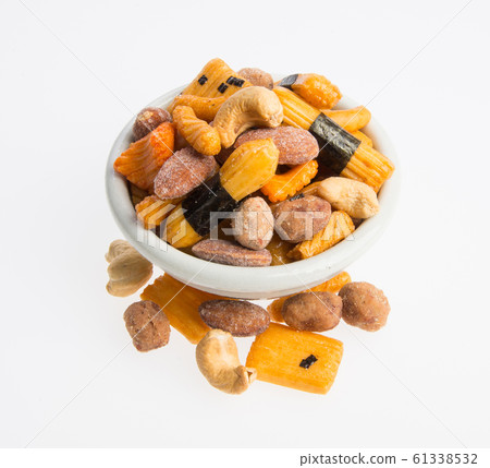 nuts or mix nuts and snack on a background new. 61338532