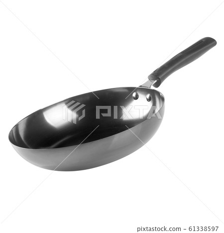 pan or metal frying pan on a background new. pan or metal frying pan on a background new. 61338597