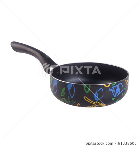 pan or metal frying pan on a background new. 61338603