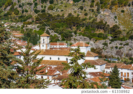 Grazalema, white village in the province of Cadiz, Andalusia, Spain 61338982