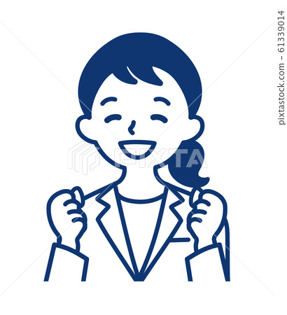 成人（快樂/支持/女性） 61339014