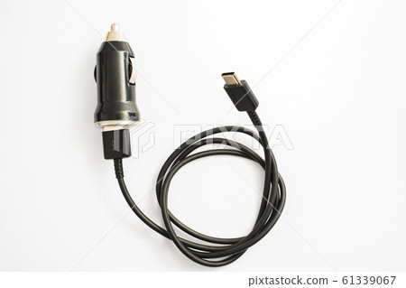 black car charger with USB output connection black car charger with USB output connection 61339067