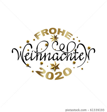 Frohe Weihnachten und Frohes Neues Jahr - Merry 61339193