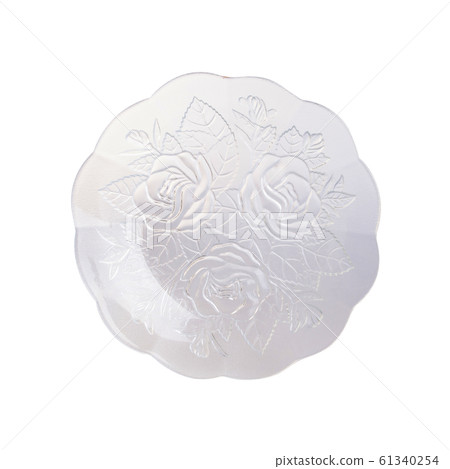 plate or empty glass plate on a background new. plate or empty glass plate on a background new. 61340254