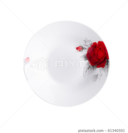 plate or hand painted plate on a background new. 61340301