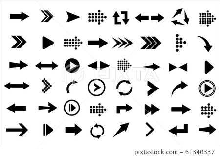 Arrows big black set 61340337