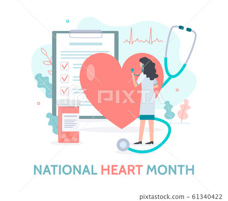 National heart month National heart month 61340422