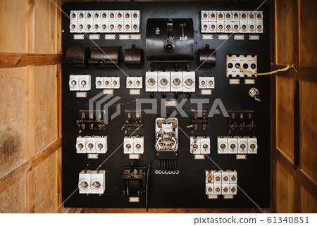 concept photograph of old electricity and energy power 61340851