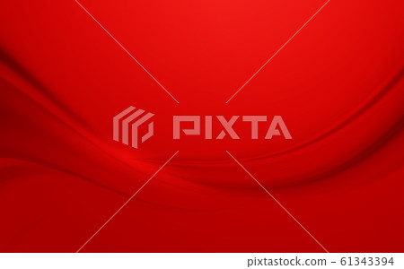 Red silk satin background smooth texture background 61343394