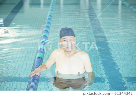 Seniors Elderly Swimwear Pool Gym Swimming school Rehabilitation Underwater walking 61344342