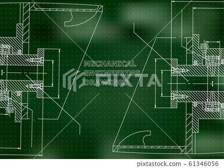 Backgrounds of engineering subjects. Technical illustration 61346056