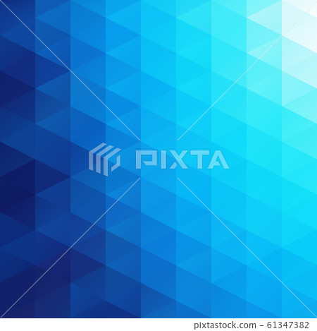 Blue Grid Mosaic Background, Creative Design 61347382