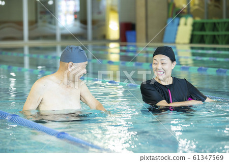 Seniors Elderly Swimwear Pool Gym Swimming school Rehabilitation Underwater walking Seniors Elderly Swimwear Pool Gym Swimming school Rehabilitation Underwater walking 61347569