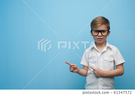 Funny charming little caucasian boy Funny charming little caucasian boy 61347572