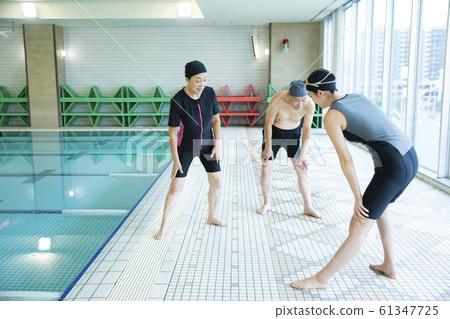 Senior Elderly Swimwear Pool Gym Swimming school Rehabilitation Preparation exercise Preparation gymnastics Senior Elderly Swimwear Pool Gym Swimming school Rehabilitation Preparation exercise Preparation gymnastics 61347725