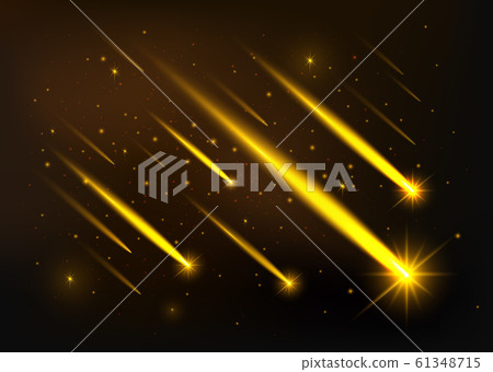 Shooting stars transparent  61348715