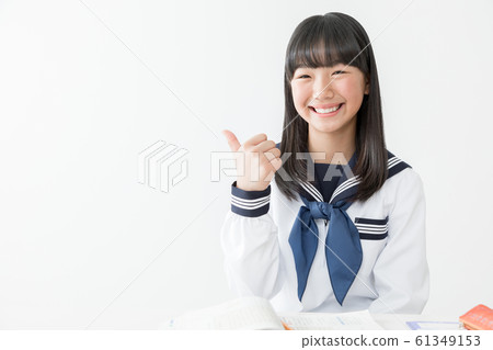 Junior high school students, high school students, women, sailor uniforms, classes, good Junior high school students, high school students, women, sailor uniforms, classes, good 61349153