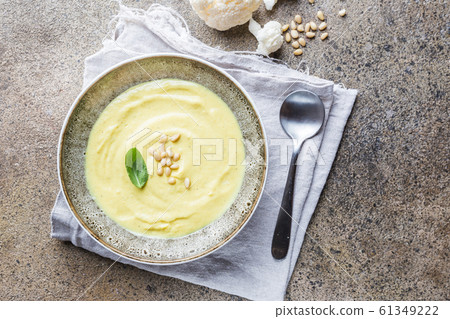 Cauliflower soup puree Cauliflower soup puree 61349222