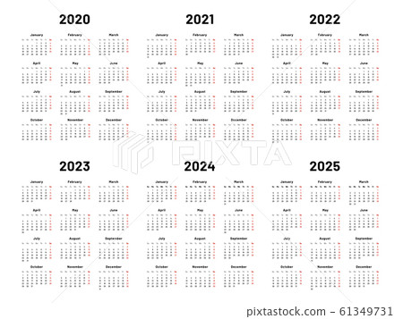 4 Year Calendar 2020 To 2023 Free Letter Templates - ZOHAL