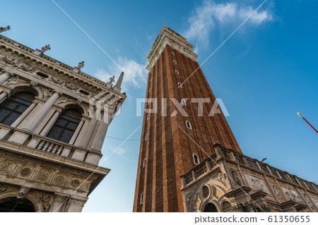 St Mark's Campanile , the bell tower of St Mark's Basilica in Venice, Italy 61350655