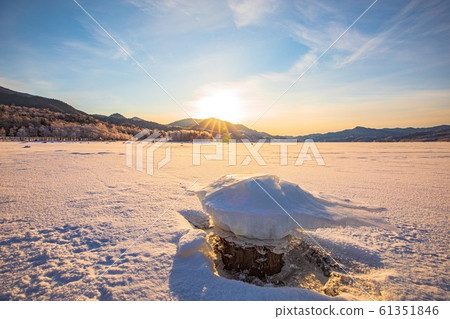 Mushroom ice on Lake Mekhee Mushroom ice on Lake Mekhee 61351846