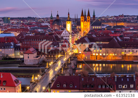 Wurzburg, Franconia, Northern Bavaria, Germany 61352138