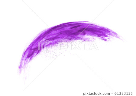 Violet dust cloud in the shape of feather. Violet dust cloud in the shape of feather. 61353135