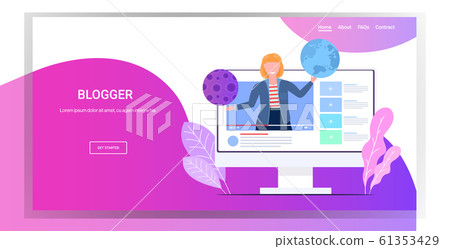 blogger teacher holding planets solar system exploration astronomy lesson blogging concept woman giving educational training portrait horizontal copy space blogger teacher holding planets solar system exploration astronomy lesson blogging concept woman giving educational training portrait horizontal copy space 61353429