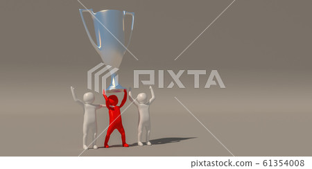 3d illustrator group of career symbols on a gray 3d illustrator group of career symbols on a gray 61354008