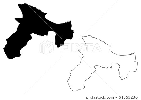 Bejaia Province map vector.... Bejaia Province map vector.... 61355230