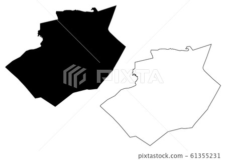 Bechar Province map vector.... Bechar Province map vector.... 61355231
